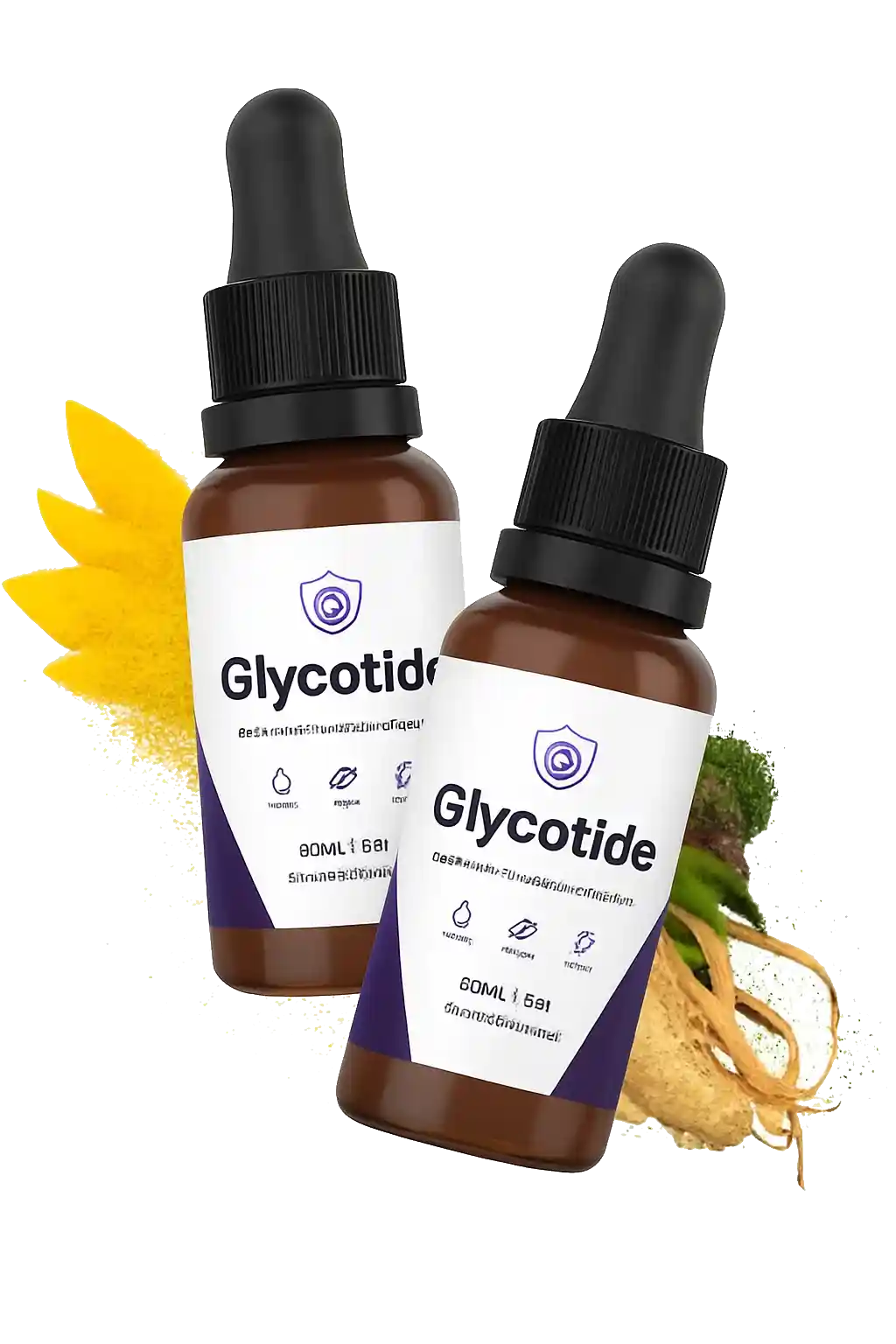 Glycotide Advanced Blood Sugar Support 60ml 2oz Fast-Absorbing Liquid Drops 7 Botanical Formula